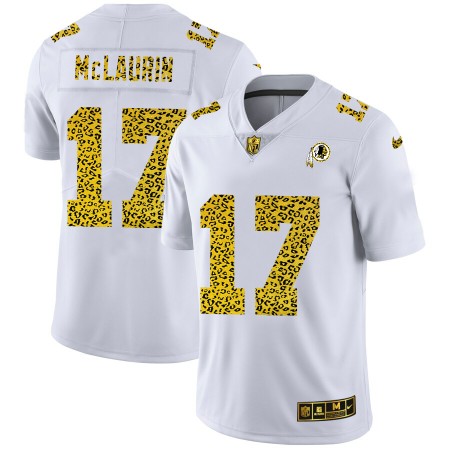 Maillot Washington Redskins Terry McLaurin 17 Nike Flocked Leopard Print Blanc - Homme Maillot Washington Redskins Terry McLaurin 17 Nike Flocked Leopard Print Blanc - Homme